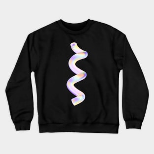 Multicolored curl of glass. Crewneck Sweatshirt